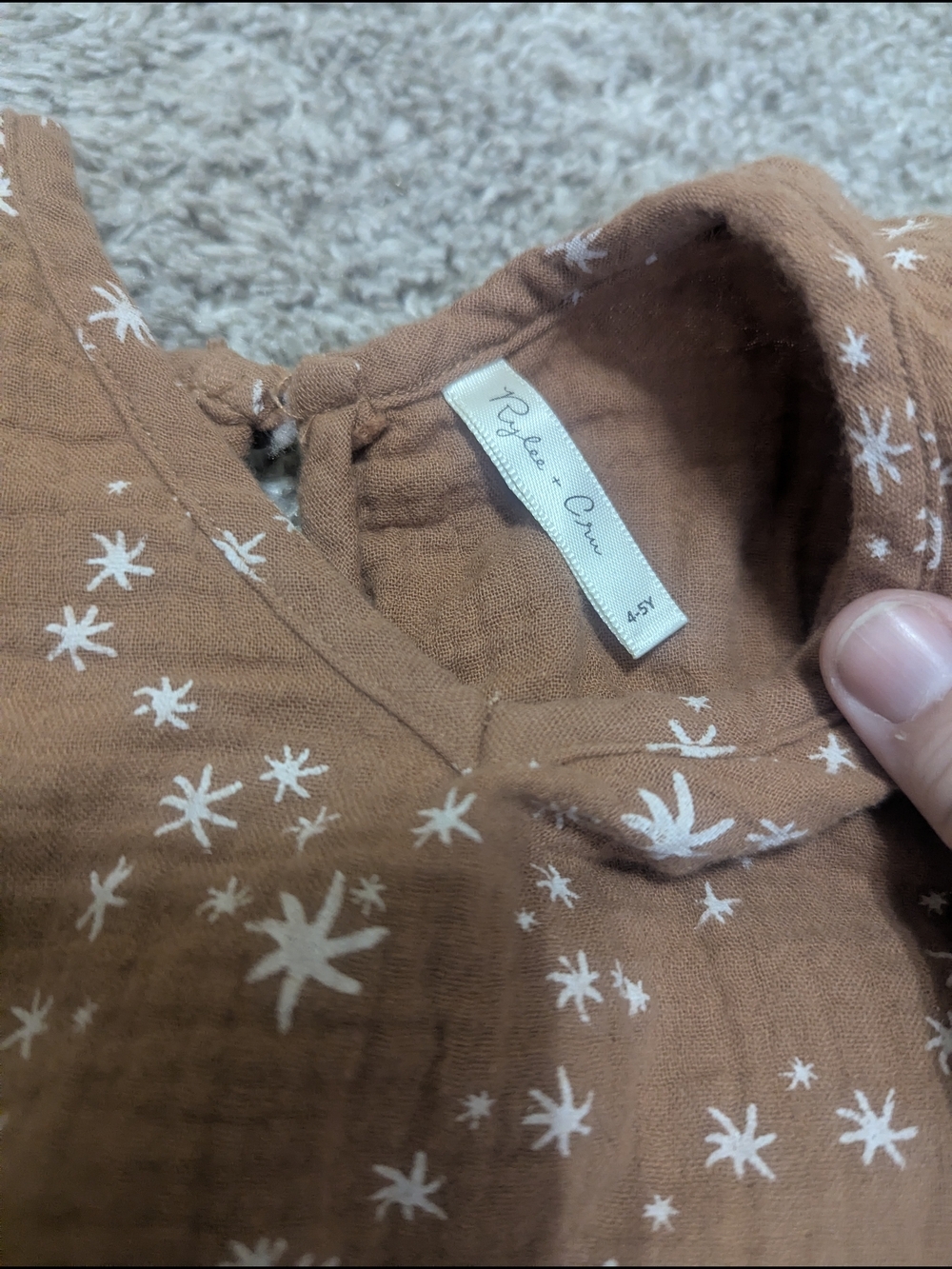 Rylee + Cru Gillian Dress In Starlight Print - Picture 3 of 3